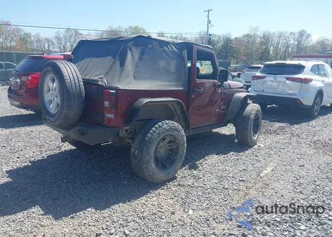 2008 Jeep Wrangler X z USA, uszkodzony, nr VIN 1J4FA24188L512955